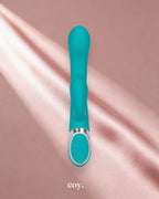 Enchanted Lover Rabbit Vibrator 9.1 Inch — Turquoise — Coy