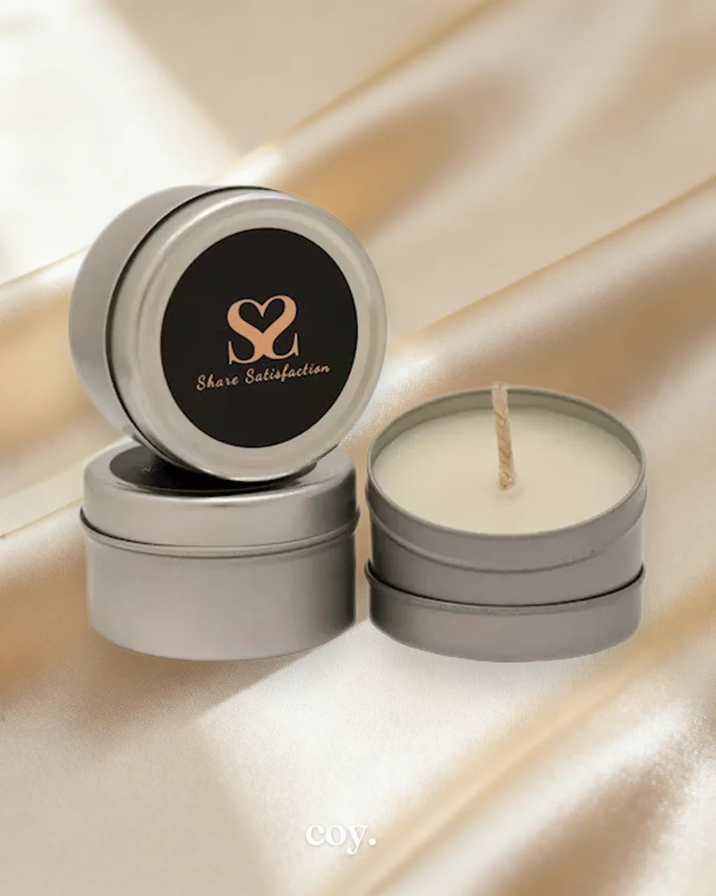 Share Satisfaction Mini Massage Candle — Coy