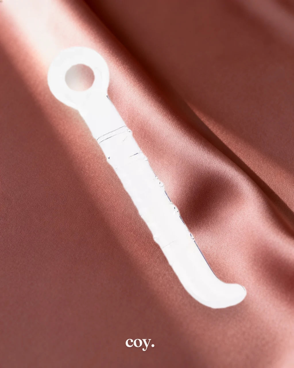 Share Satisfaction Lucent Spire Glass Massager 7.1 Inch — Clear — Coy
