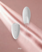 Ovo R1 Rechargeable Remote Love Egg — White — Coy