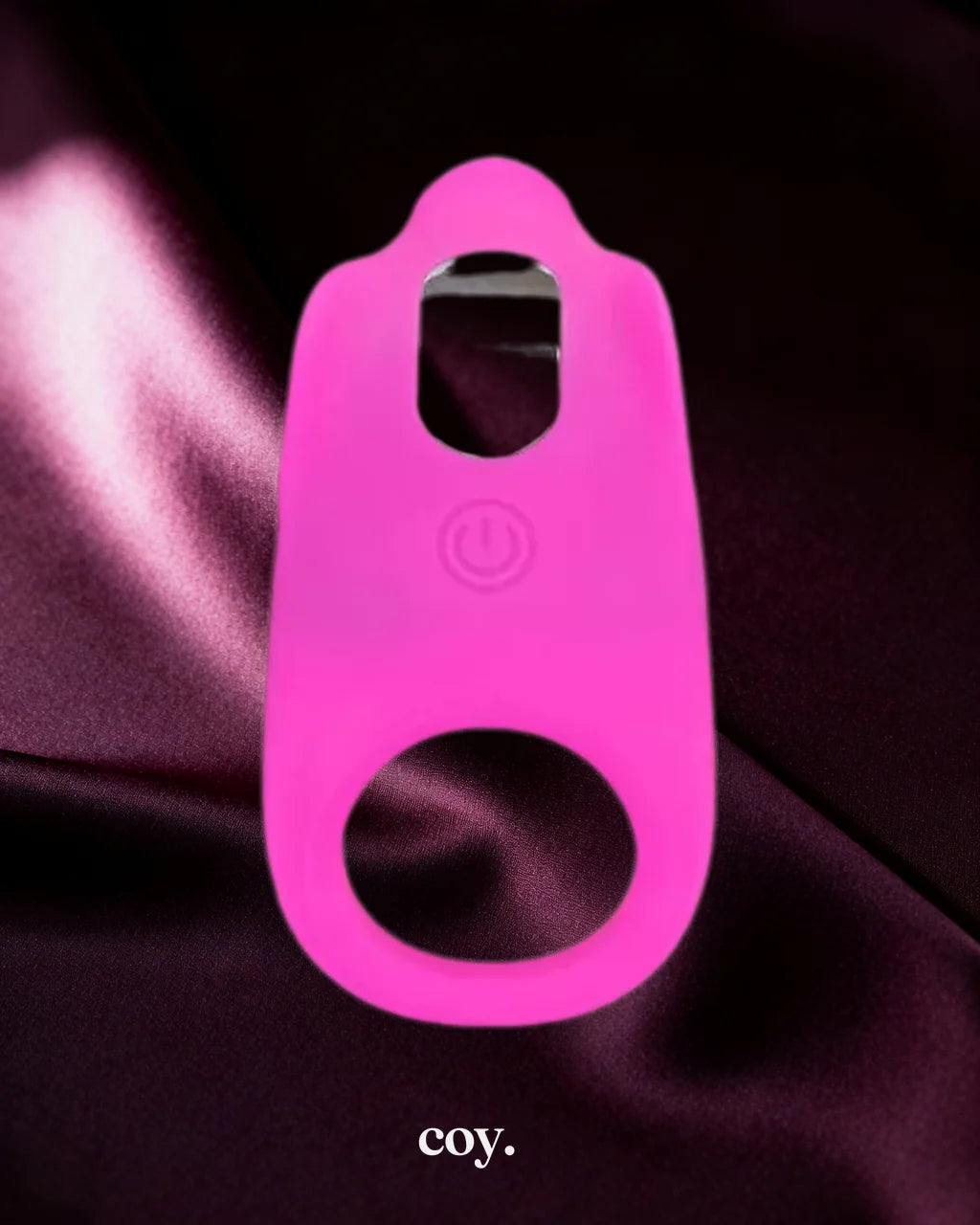 Cal Exotics Silicone Rechargeable Teasing Enhancer Cock Ring — Coy