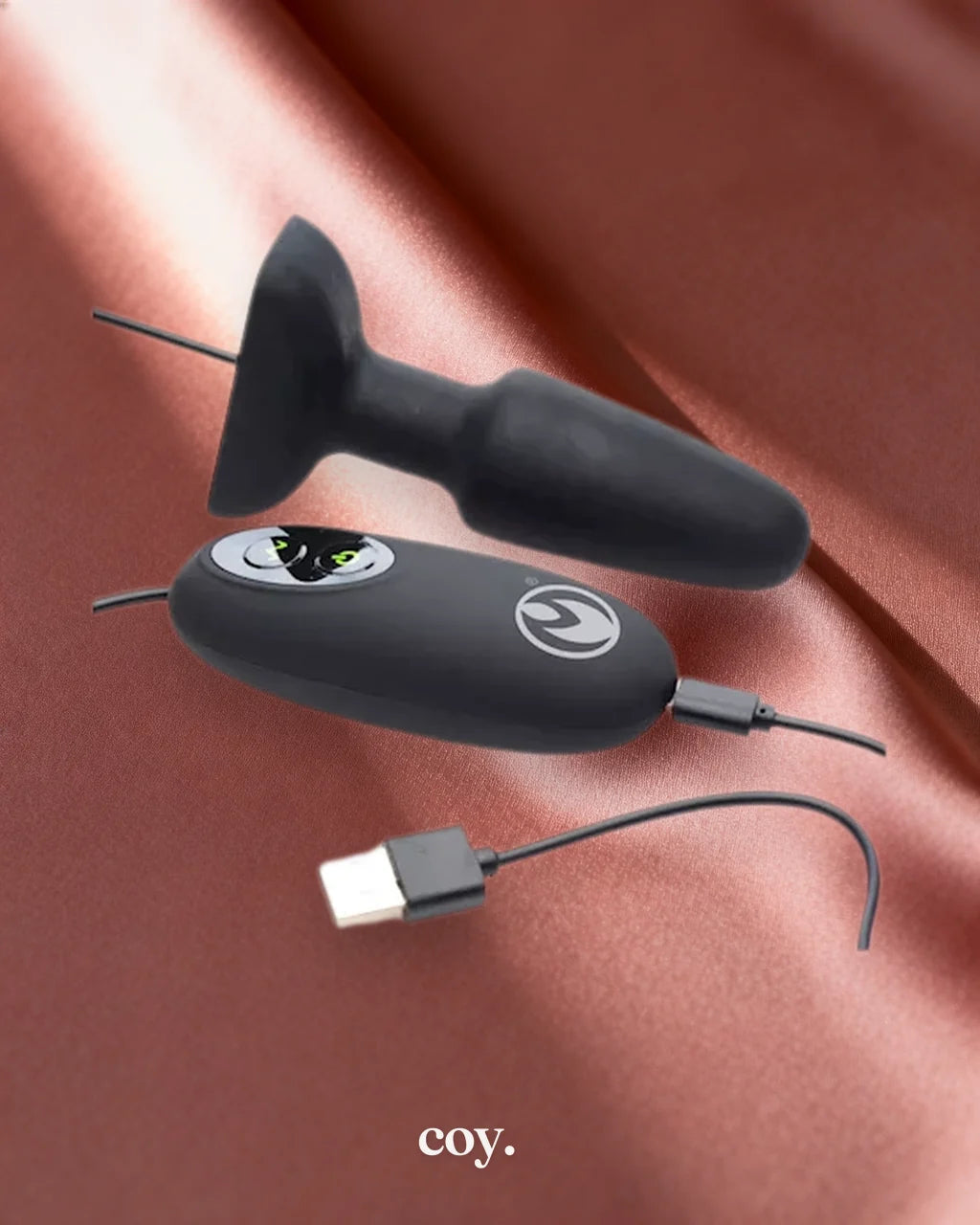 Popper Plug 7X Rechargeable Silicone Vibrating Anal Plug — Coy