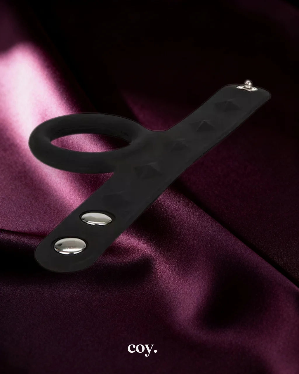 Silicone Tri-Snap Scrotum Support Ring Large — Coy
