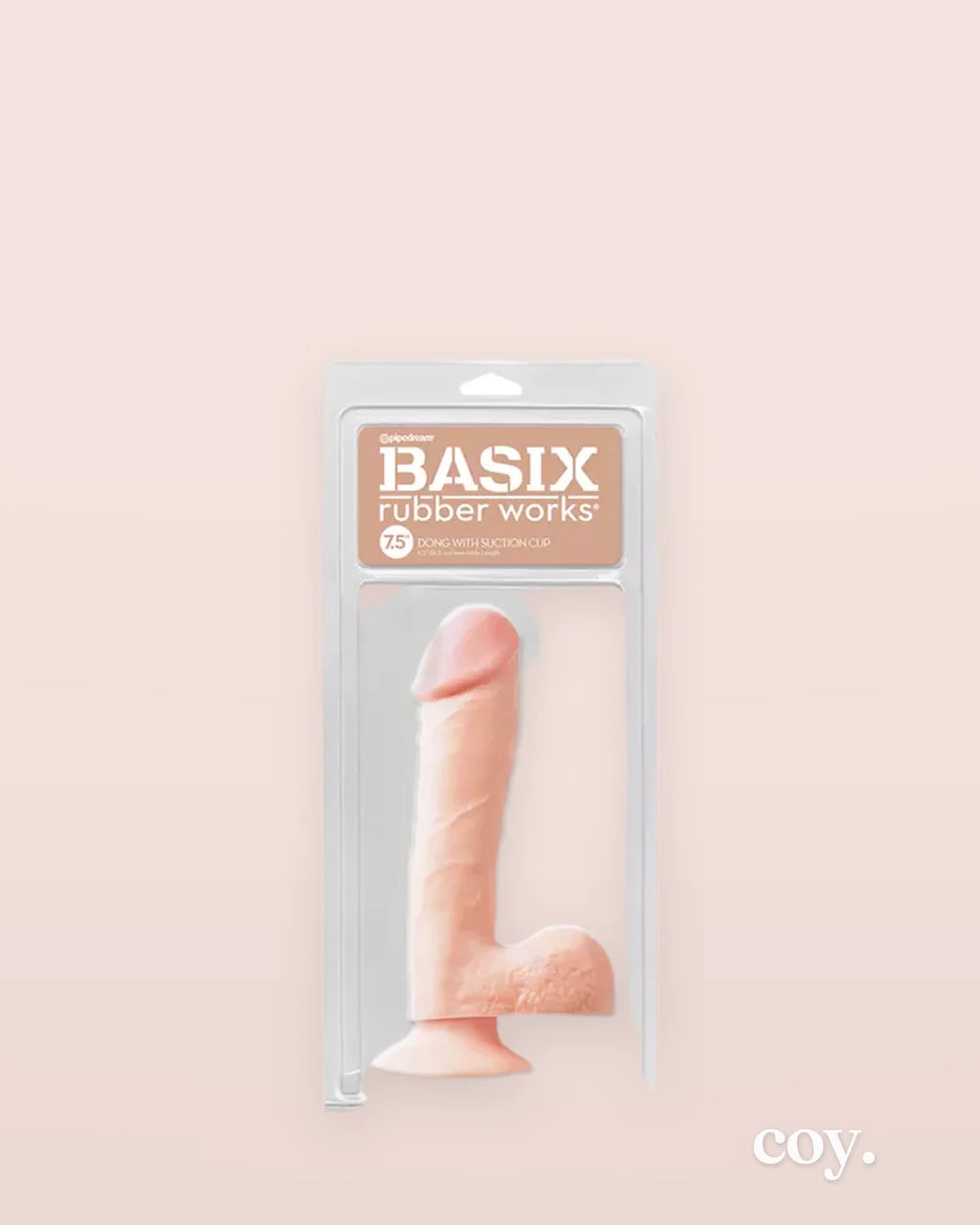 Basix 7.5 Inch Dong W Suction — Coy