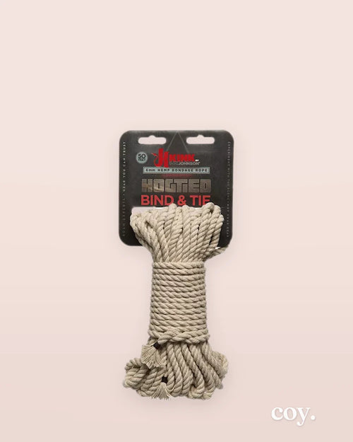 6Mm Hemp Bondage Rope 50Ft — Coy