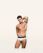 Micro Lowrise Logo Elastic Brief S M — Coy