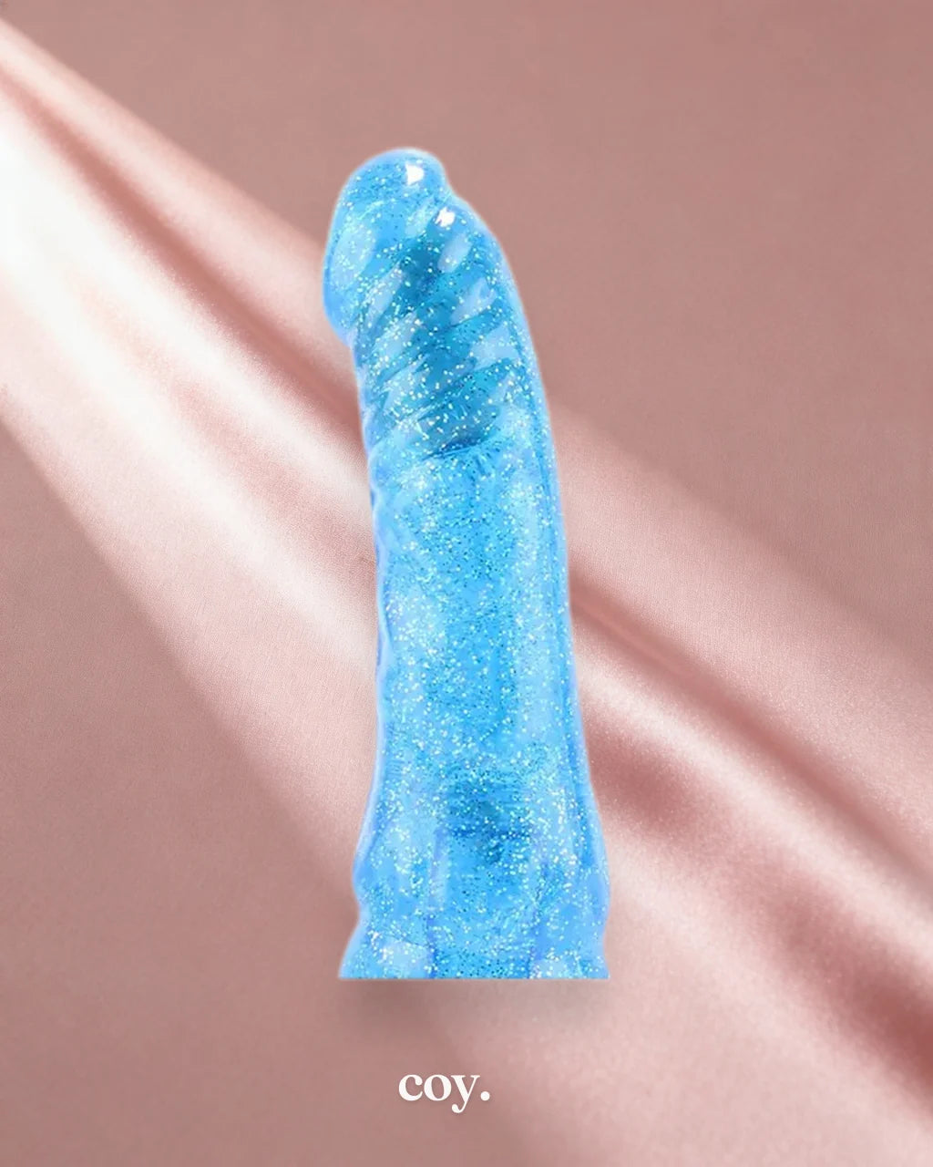 Cal Exotics Sparkle Glitter Jack 6 Inch Classic Vibrator — Blue — Coy