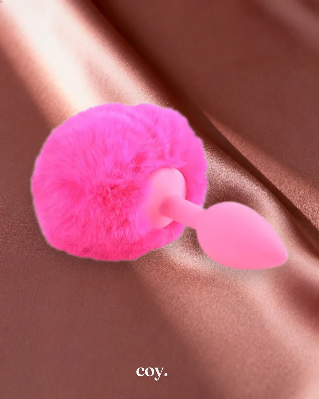 Neon Bunny Tail — Coy