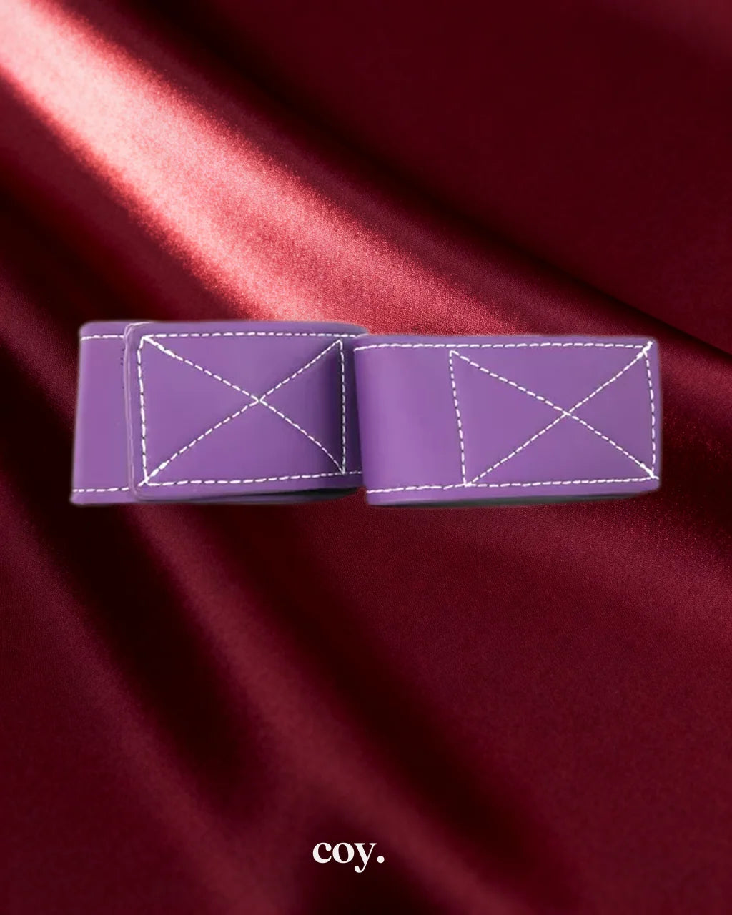 Lust Bondage Ankle Cuff Restraint — Purple — Coy
