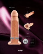 Fantasy X-Tensions 8 Silicone Hollow Extension — Coy