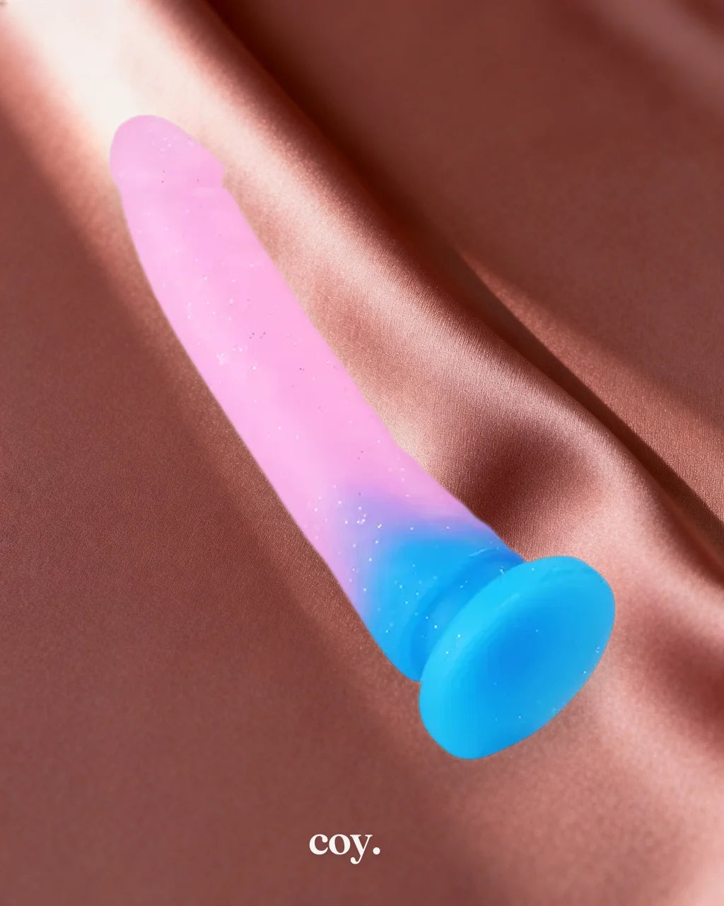 Share Satisfaction Nood Colours Glitter Dildo 7.7 Inch — Coy
