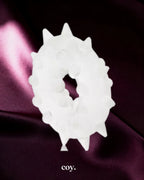 Cal Exotics Sexagon Enhancer 2 Cock Ring — Clear — Coy