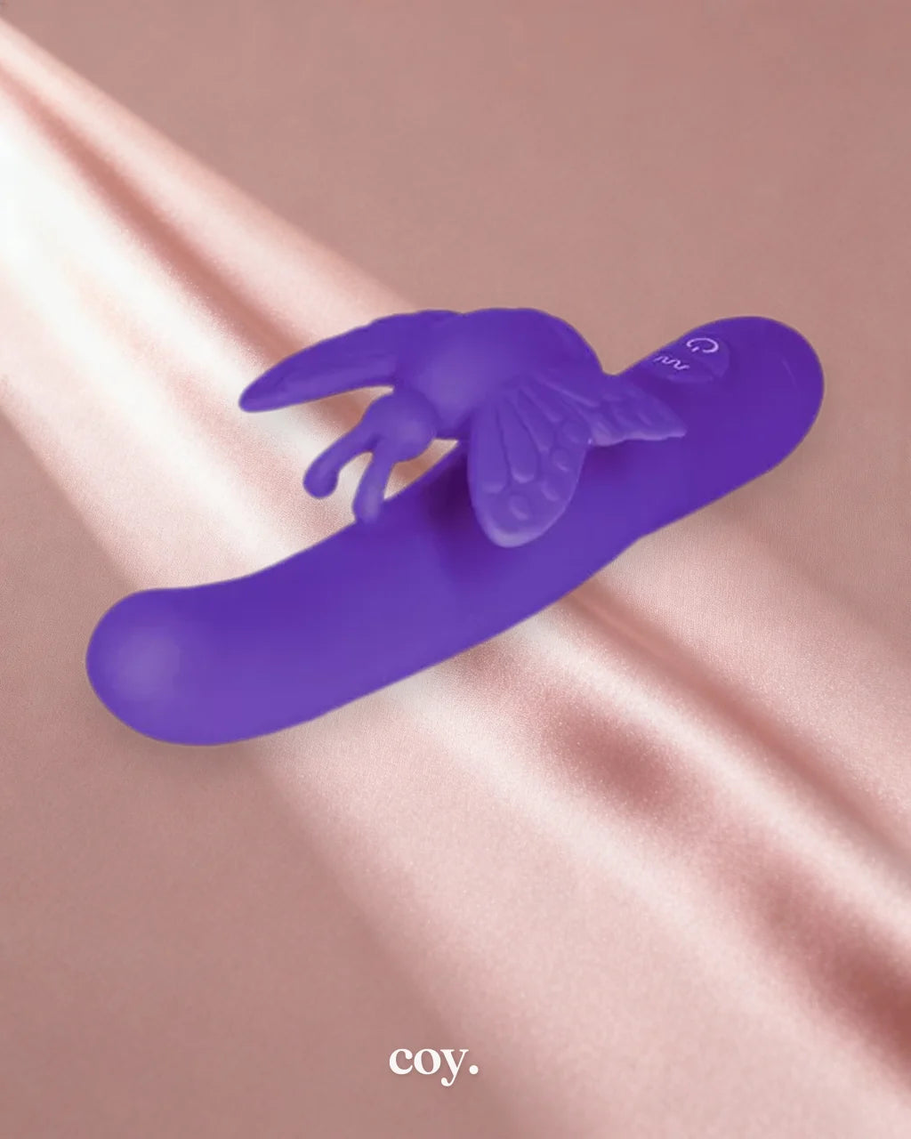 Posh 10-Function Silicone Fluttering Butterfly Rabbit Vibrator — Coy