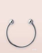 Kinki Range Double Ball Open Stainless Steel Penis Head Ring — Coy