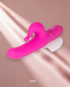 Cal Exotics Posh 10-Function Silicone Teasing Tickler — Pink — Coy