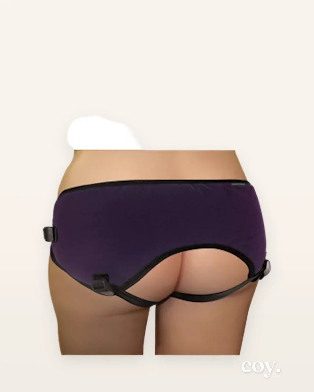 Plus Size Beginners Purple Strap-On — Coy