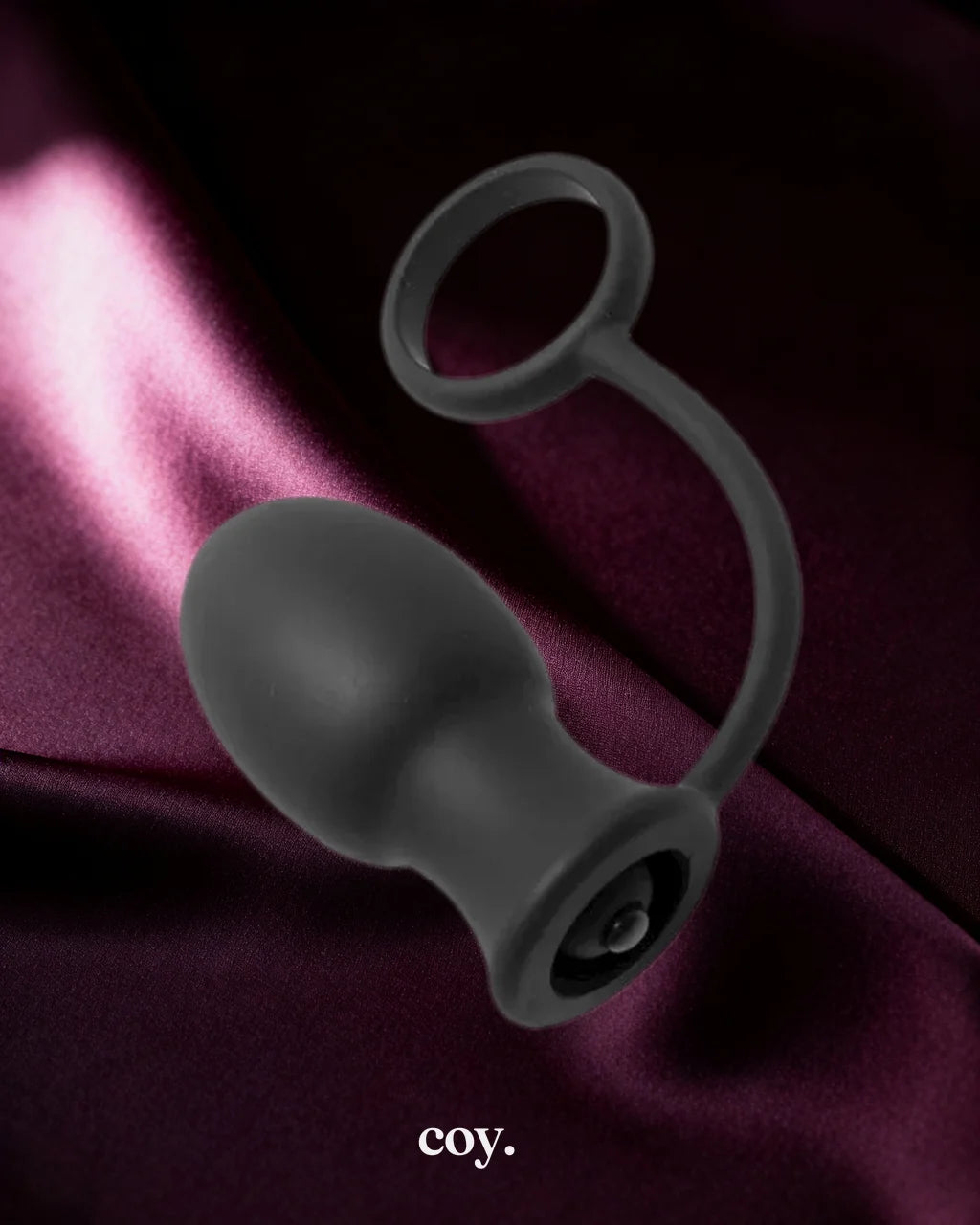 Vibrating Anal Plug With Cock Ring — Coy