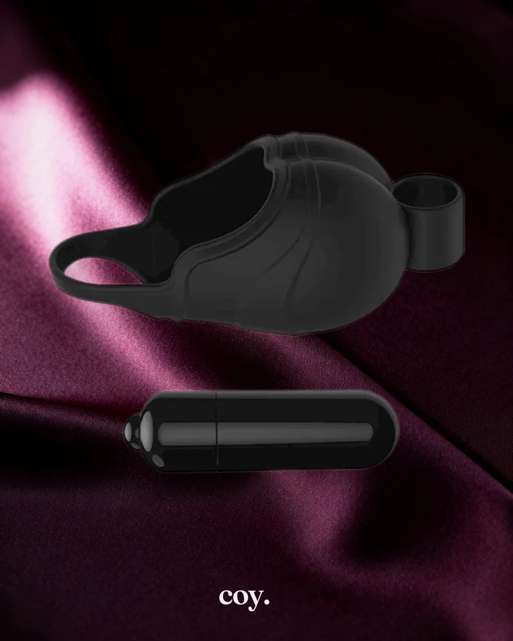 Aeystheter Collection Testis Egg Massager — Black — Coy