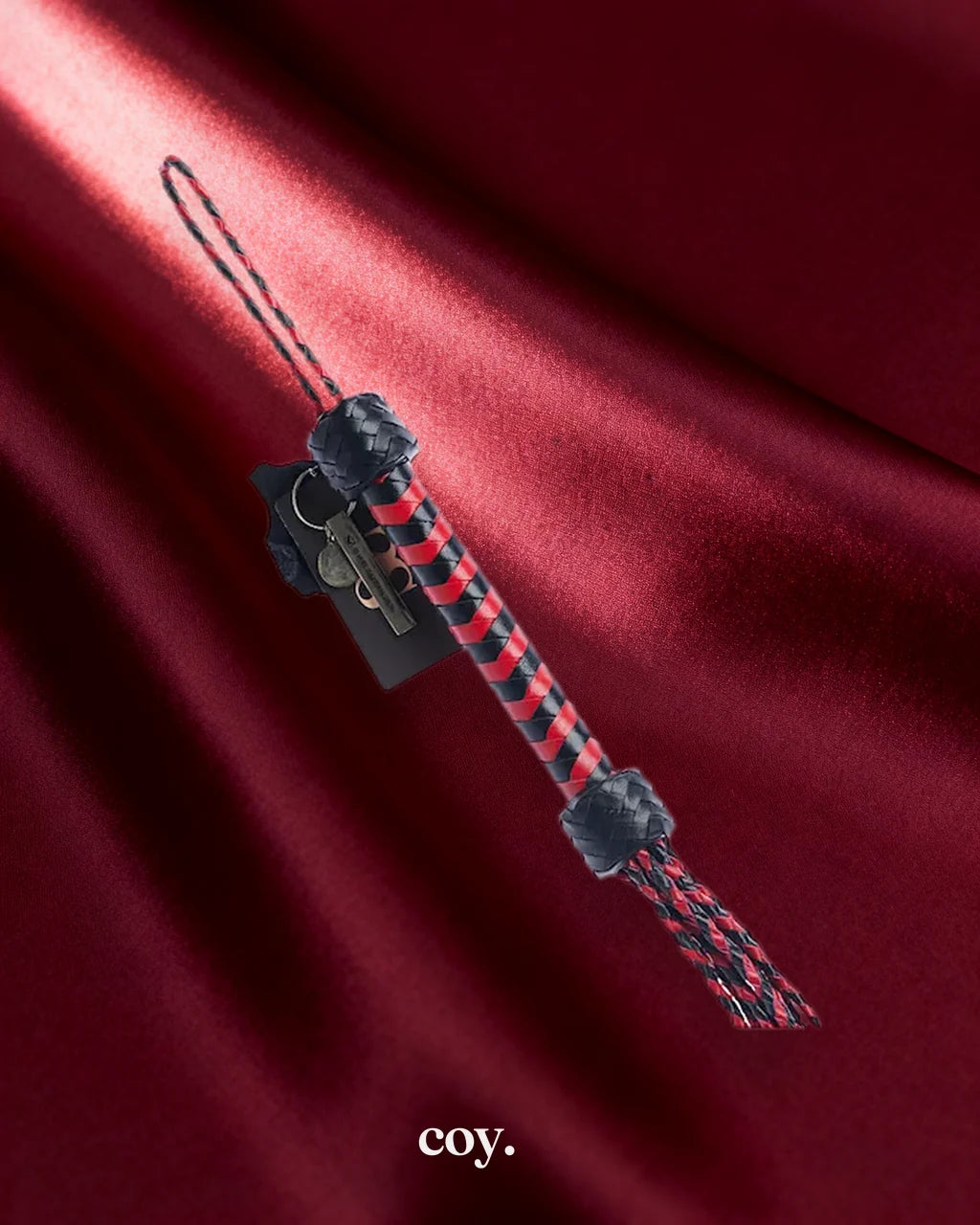 Bound X Fan Tip Leather Cat O Nine Tails — Coy