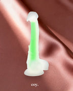 Share Satisfaction Nood Colours Glow in the Dark Dildo 5.9 Inch — Coy