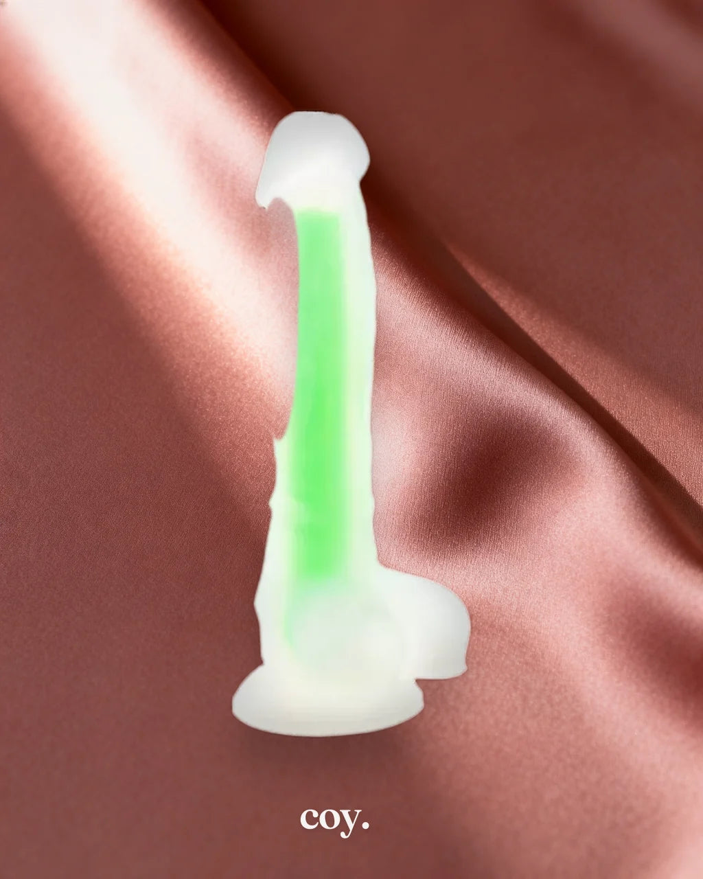 Share Satisfaction Nood Colours Glow in the Dark Dildo 5.9 Inch — Coy