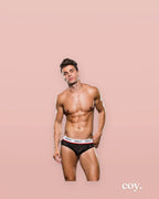 Logo Elastic Lowrise Mesh Brief S M — Coy
