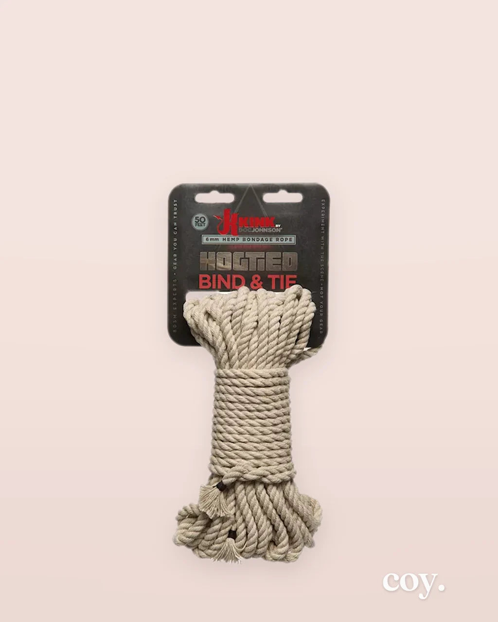 6Mm Hemp Bondage Rope 50Ft — Coy