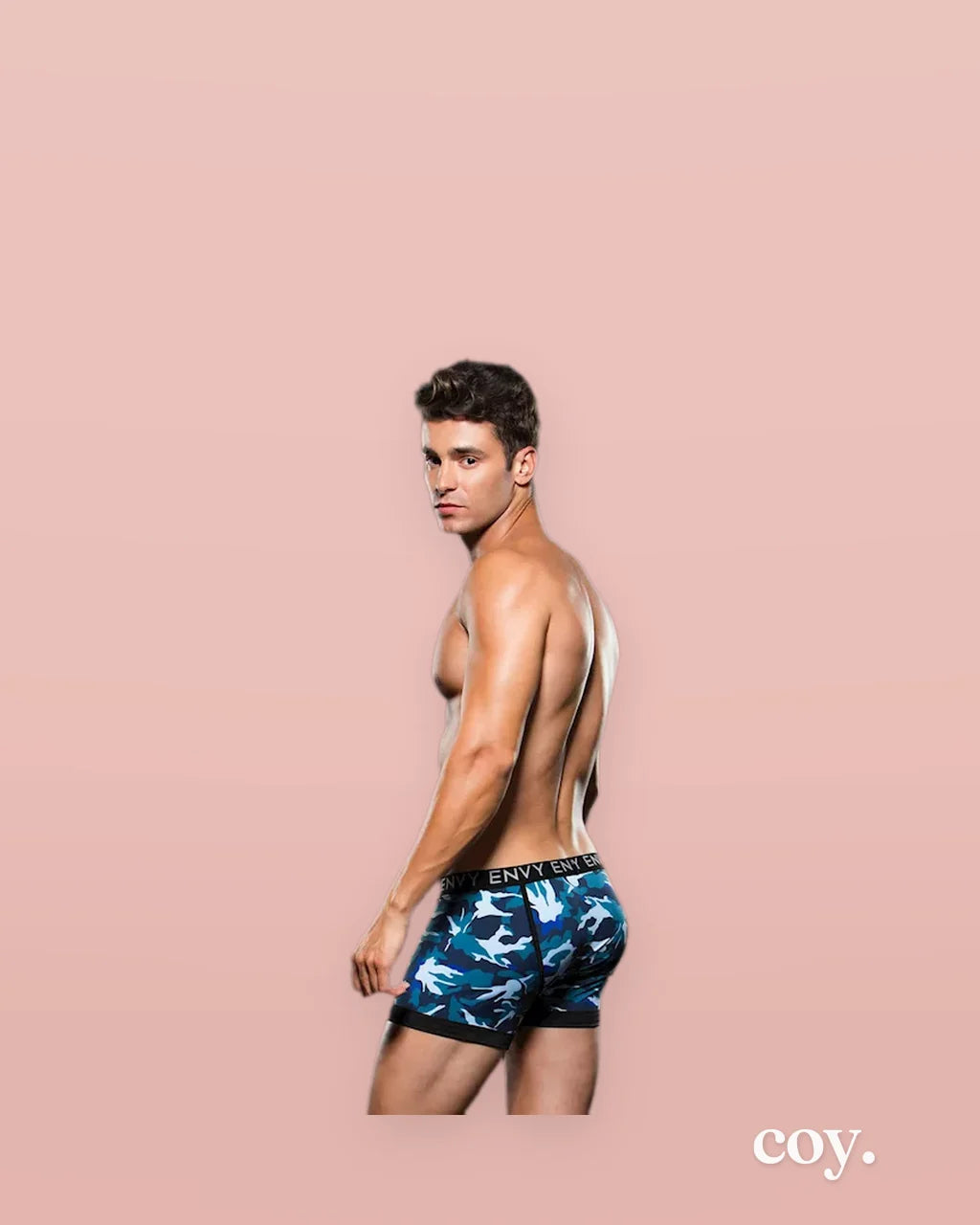 Logo Elastic Boxer Brief S M — Coy