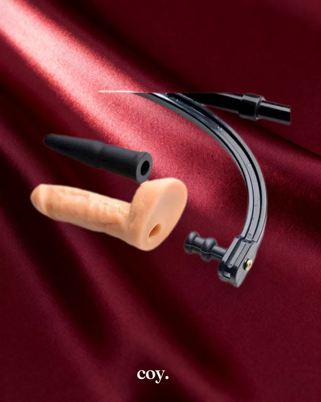 Pleasure Pole Sex Furniture — Black — Coy