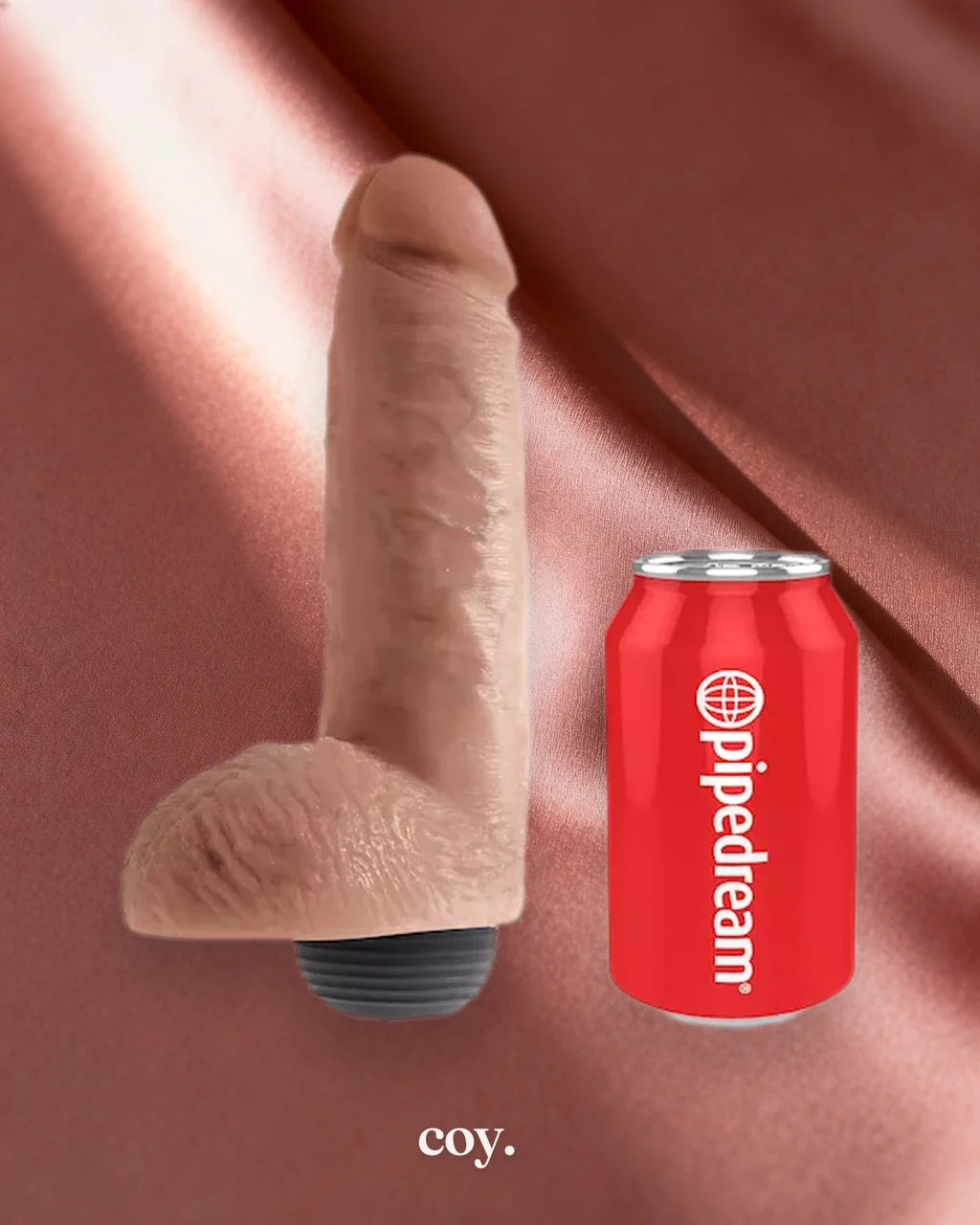 King Cock  8 Inch Squirting Dildo With Balls — Coy