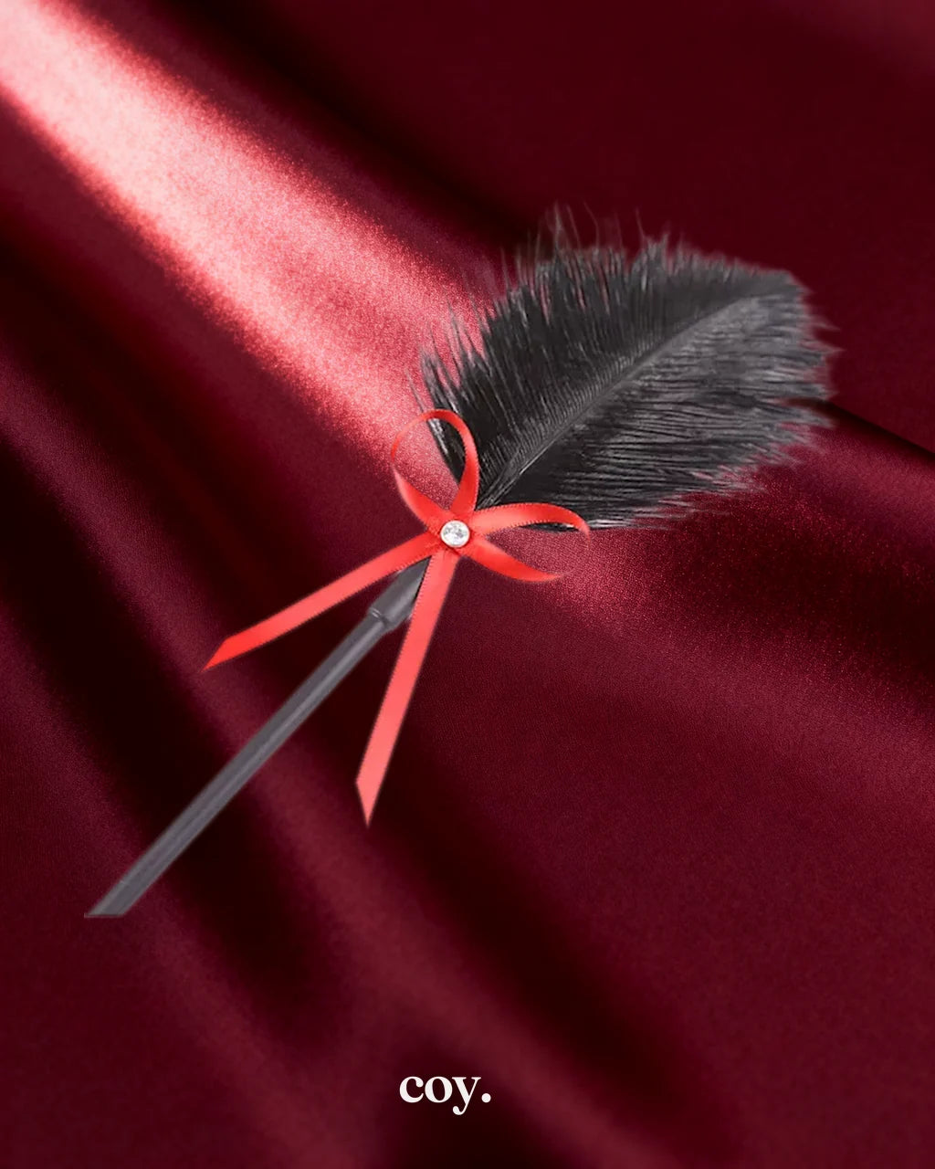 Leather Play Gwen Tickler — Black — Coy