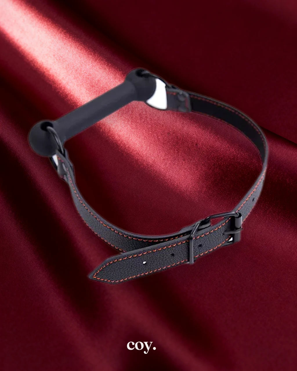 Leather Play Primal Bit Gag — Black — Coy