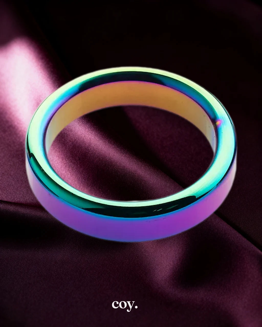Share Satisfaction Kink Range Iridescent Penis Head Ring 47 MM — Coy