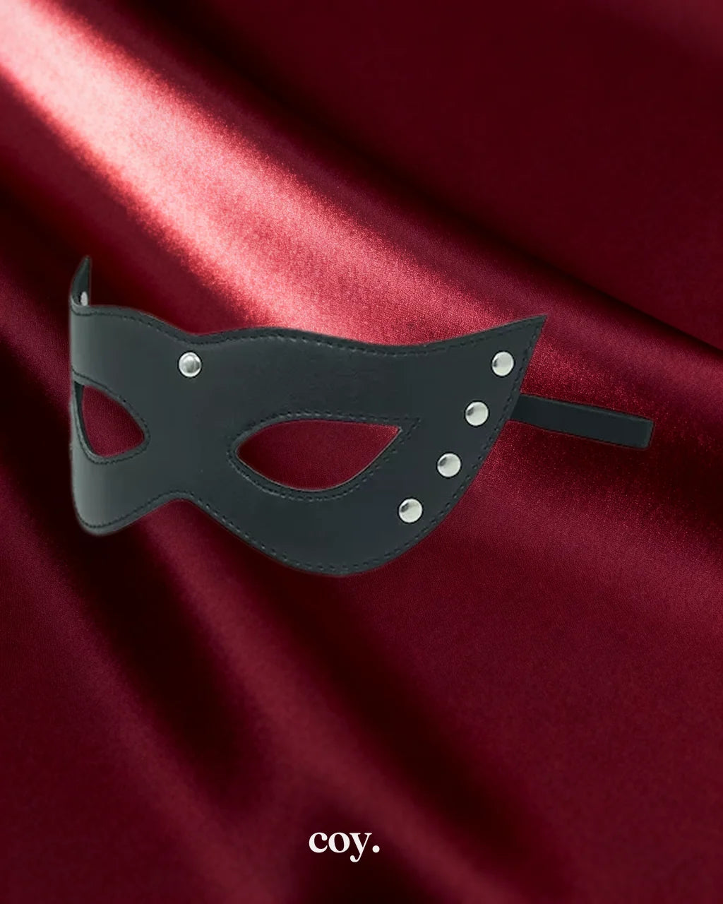 Leather Play Catwoman Mask — Black — Coy
