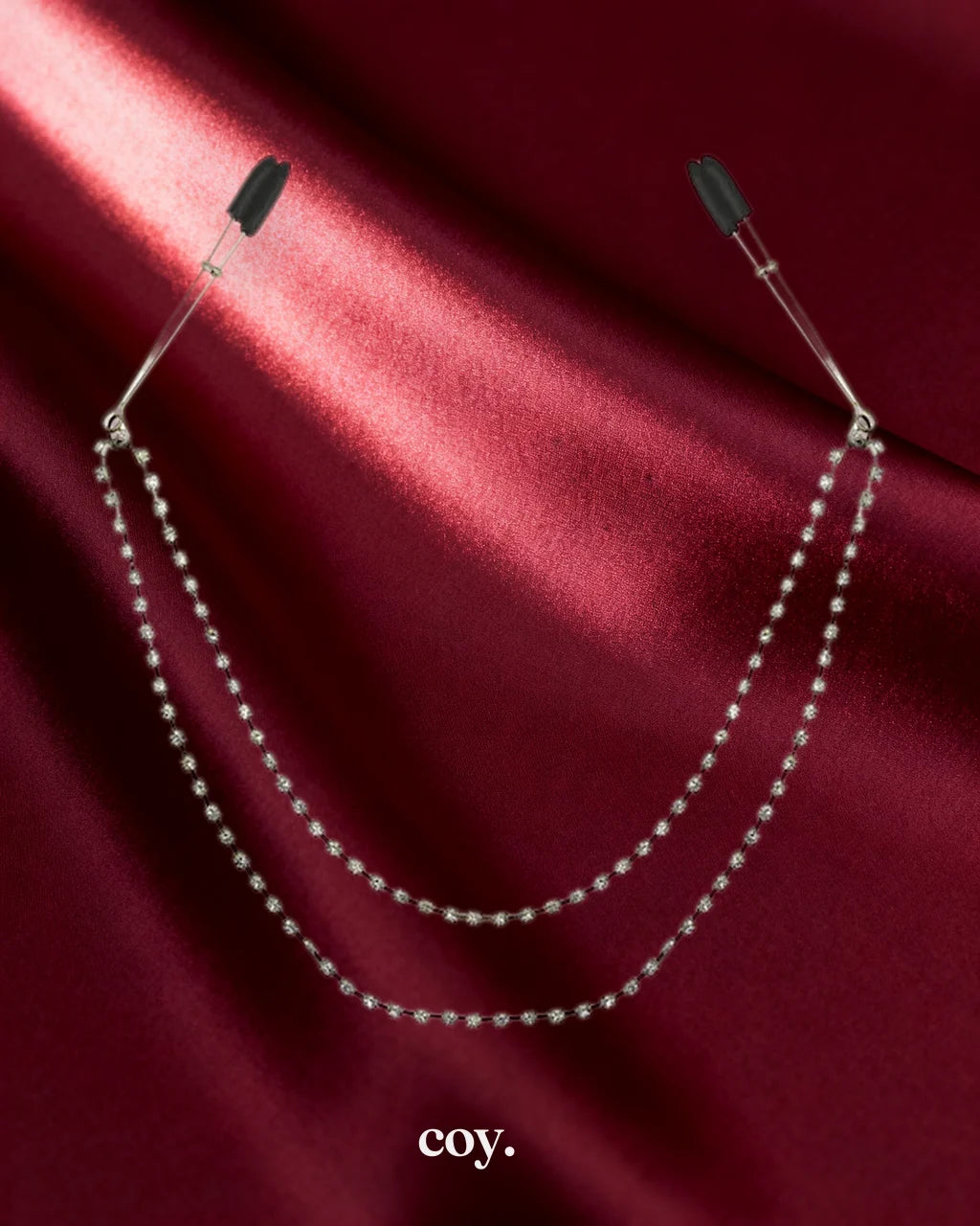 Sportsheets Bling Nipple Clips — Coy