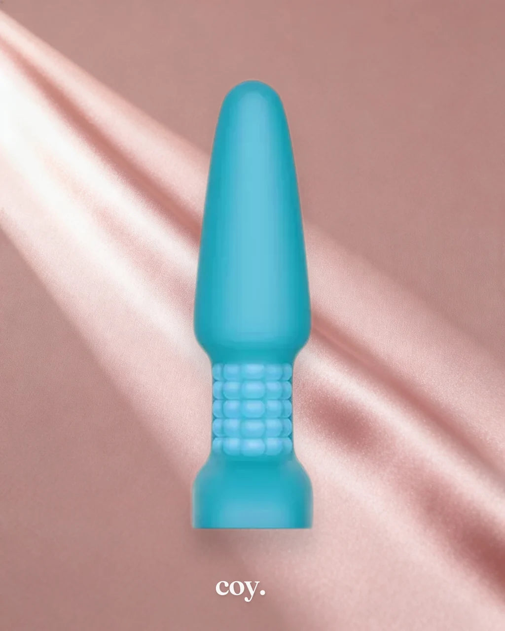 B-Vibe USB Rechargeable Rimming Plug 5.8 Inch — Teal — Coy