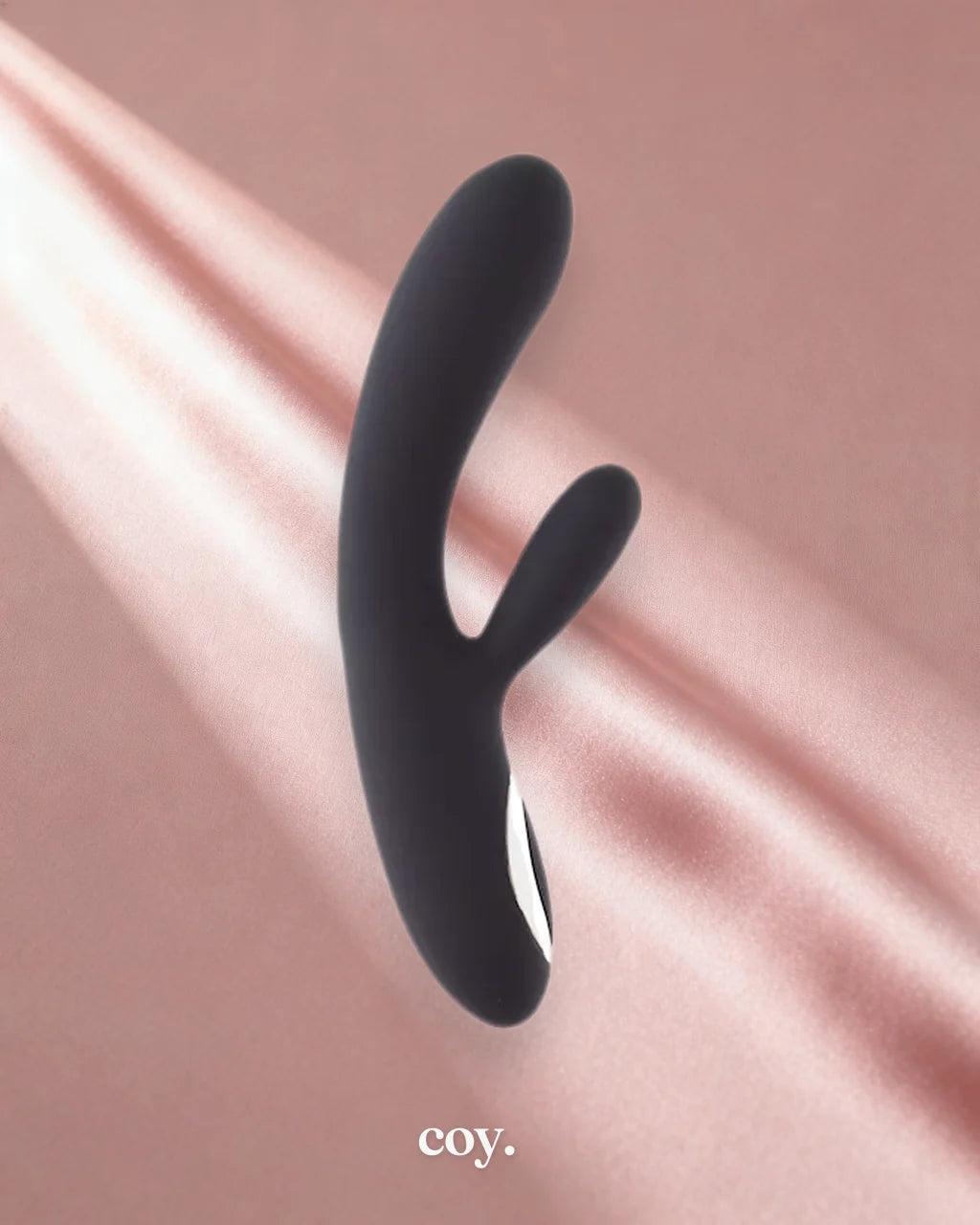 Share Satisfaction Tisa Heating Rabbit Vibrator 7.9 Inch — Black — Coy
