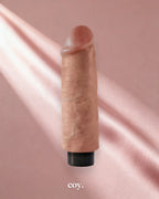 King Cock 6 Inch Vibrating Cock Realistic Vibrator — Tan — Coy