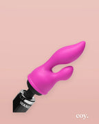 Euphoria G-Spot And Clit Stimulating Silicone Wand Massager Attachment — Coy