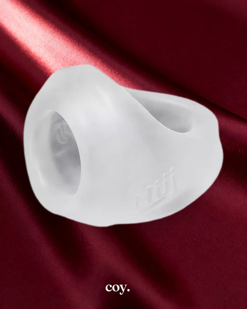 OxBalls Clutch Cock and Ballsling CBT Toy — Clear — Coy