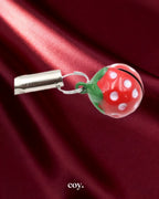 Leather Play Jingle Nipple Clamp — Red — Coy