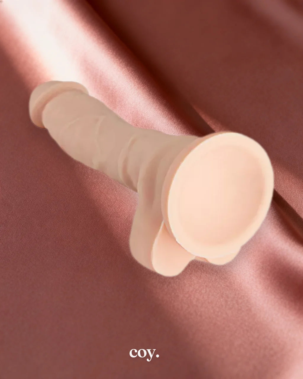 Share Satisfaction Nood Realistic Silicone Dildo 6.9 Inch — Coy