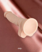 Share Satisfaction Nood Realistic Silicone Dildo 6.9 Inch — Coy