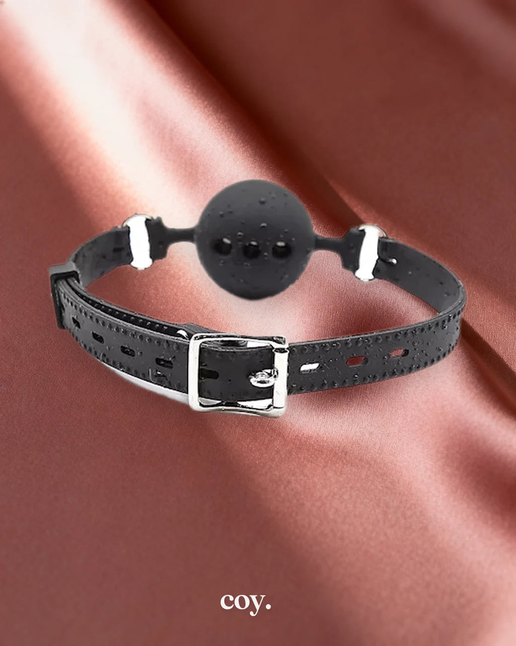 Leather Play Essential Ball Gag Small — Black — Coy