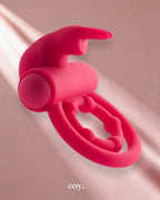 Share Satisfaction Vibrating Rabbit Ring — Coy