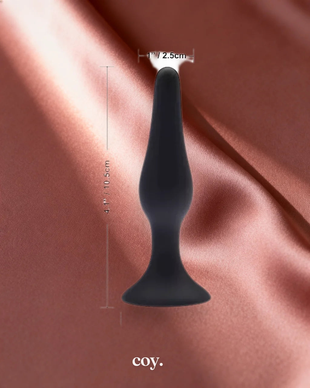Share Satisfaction Small Silicone Butt Plug — Coy