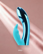 Cal Exotics Dazzled Brilliance Rabbit Vibrator — Teal — Coy