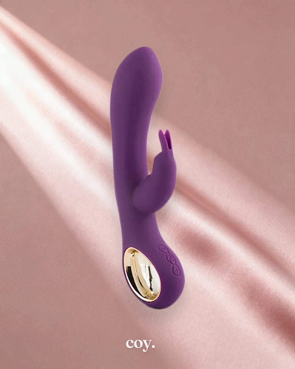 Share Satisfaction Rhea Heating Rabbit Vibrator — Purple — Coy