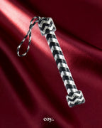 Bound X Silver Metallic Leather Flogger — Coy