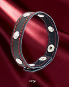 Leather Cock Ring — Black — Coy